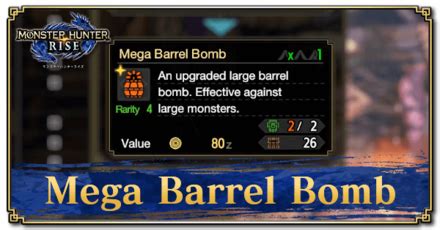 mega barrel bomb|Monster Hunter Rise: How to Use and Detonate Barrel Bombs, .